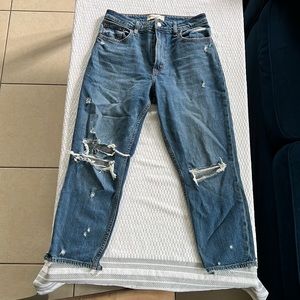 Abercrombie & fitch curve love mom jeans